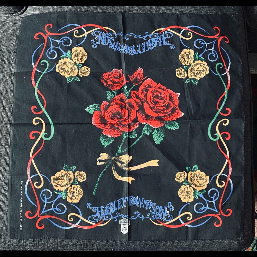 Vintage Harley Davidson Bandana New
